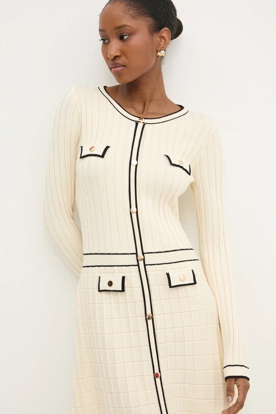 Answear Lab rochie bej LRY1086.IMS