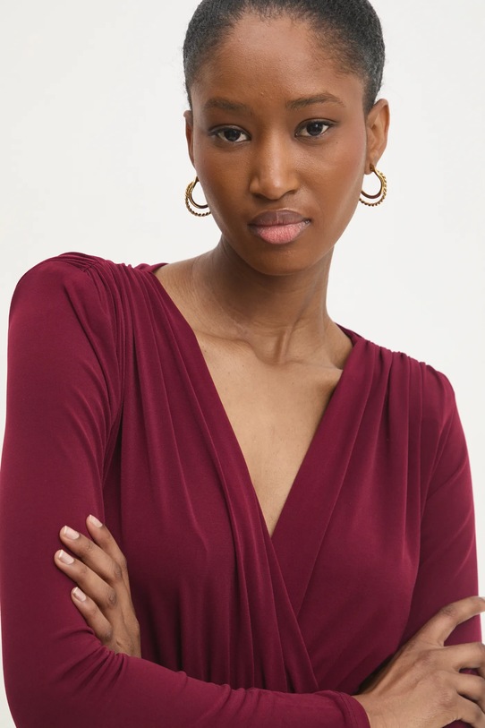 Šaty Answear.LAB sng.94.tos burgundské