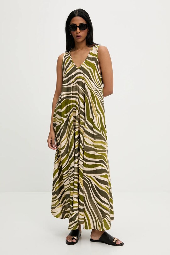 Answear.LAB sukienka casual zielony CC2489.ums