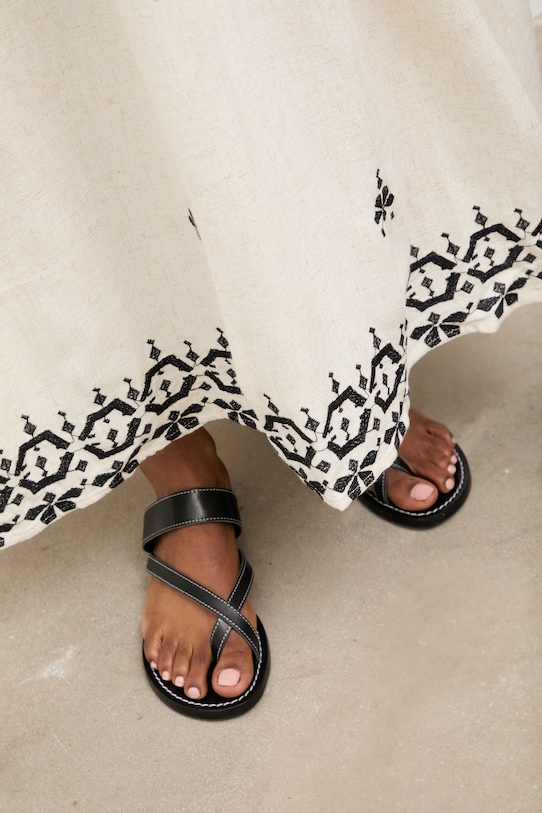 Answear Lab rochie din in CC2493.ums bej