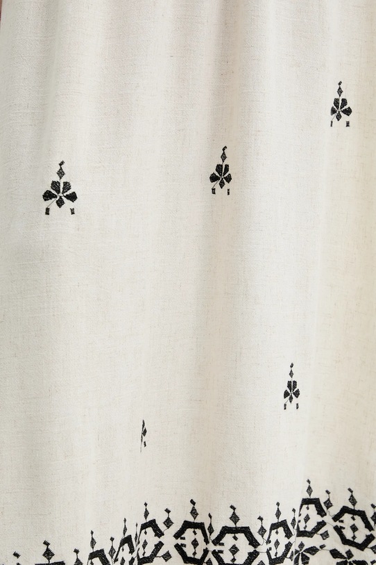 Ľanové šaty Answear.LAB CC2493.ums béžová