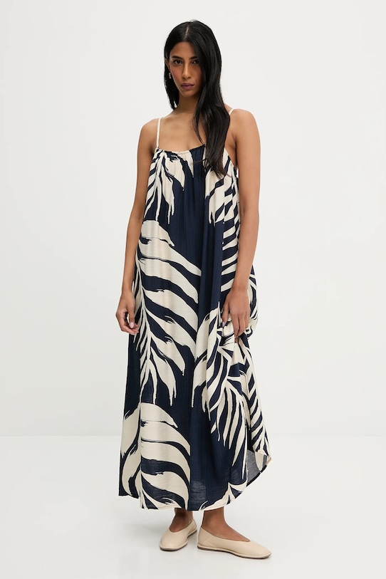 Answear Lab rochie maxi bleumarin CC2519.ums