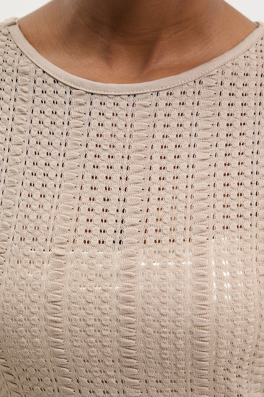 Answear Lab rochie bej LDRJ.225MADDY.ums