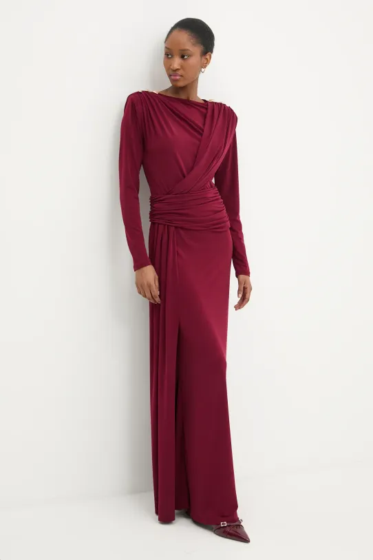 Haljina Answear.LAB pletivo bordo sng.101.tos