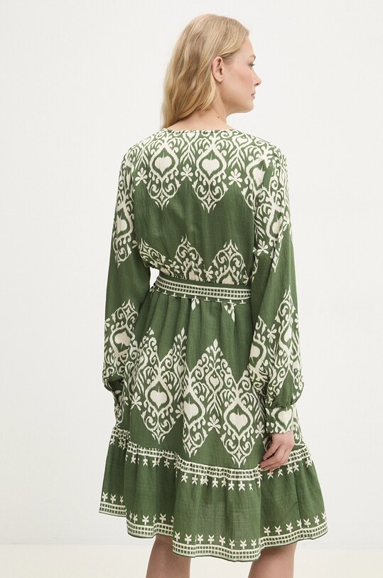 Odzież Answear.LAB sukienka MR21870.hlk zielony