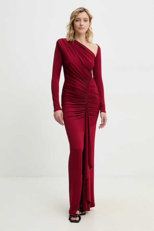 Answear Lab rochie maxi rosu rh1.TWK