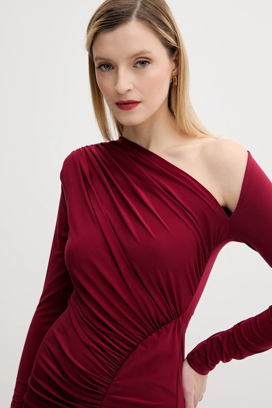 Answear.LAB sukienka bordowy rh1.TWK