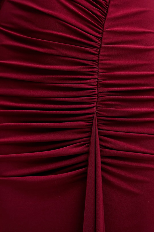 Answear.LAB sukienka rh1.TWK bordowy