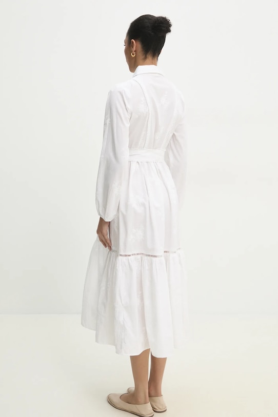 Îmbrăcăminte Answear Lab rochie din bumbac sunny..FKK alb