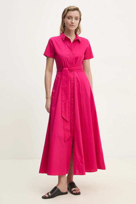 Answear Lab vestito in cotone PATY.FKK rosa WW25