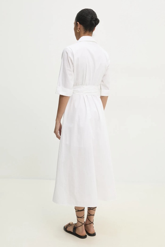 Îmbrăcăminte Answear Lab rochie din bumbac BIBA.LONG.UNI.FKK alb