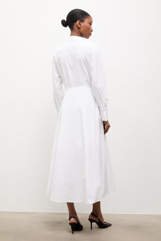 Oblečení Bavlněné šaty Answear.LAB 12247..tos bílá