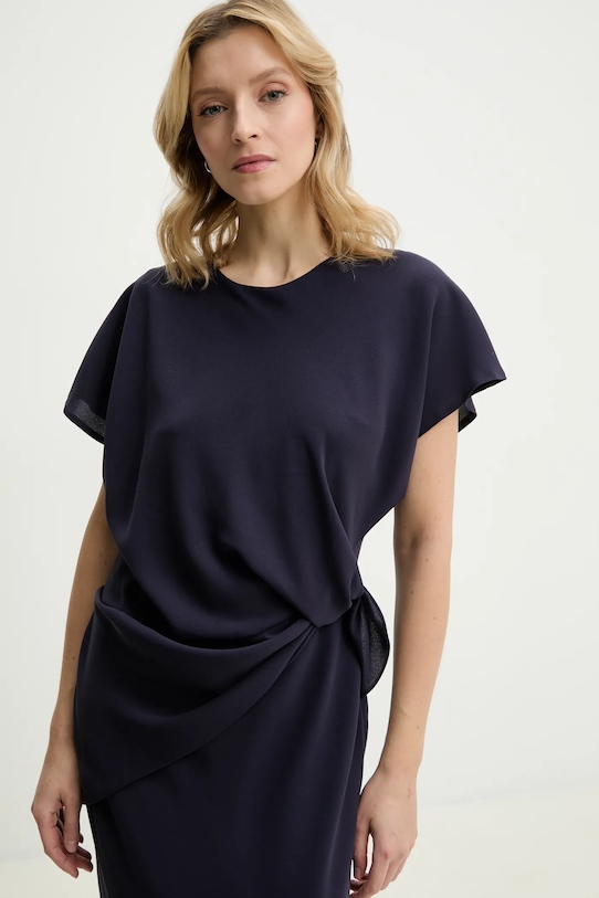 Φόρεμα Answear.LAB σκούρο μπλε 58057.TKK