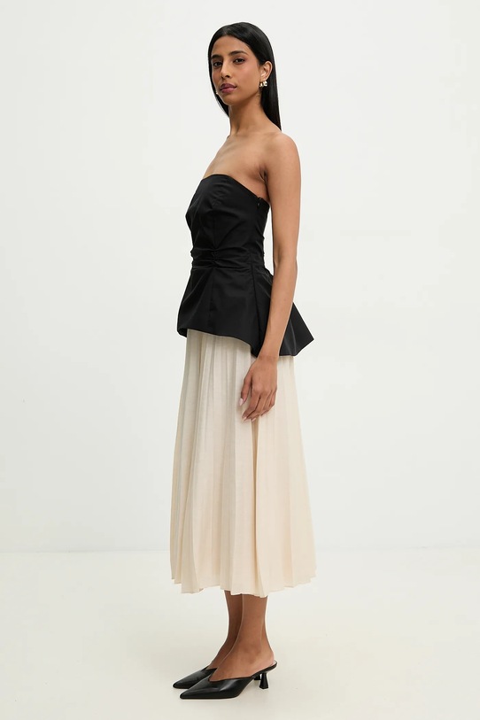 Answear Lab rochie din bumbac 2979.TKK bej WW25