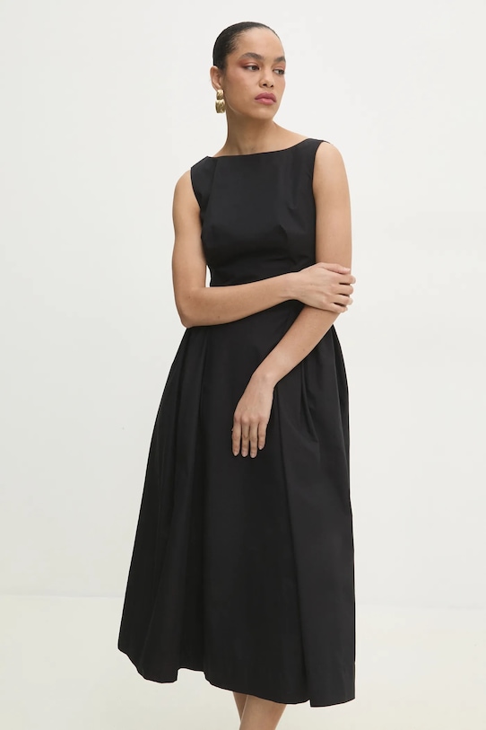 Answear.LAB sukienka bawełniana 2996.TKK czarny WW25