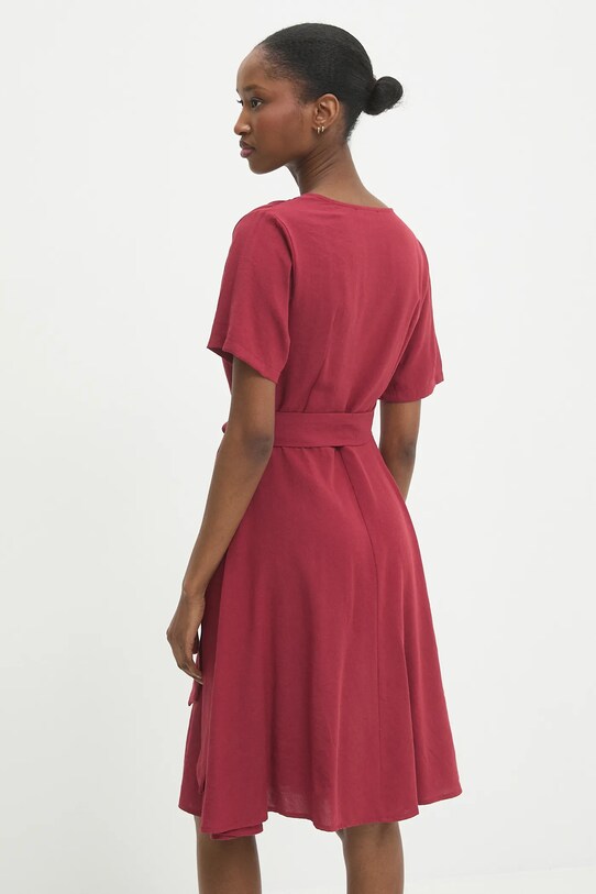 Одяг Льняна сукня Answear.LAB W25.25.FLK рожевий