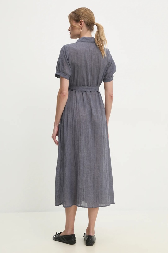 Oblečení Lněné šaty Answear.LAB E24.23.FLK námořnická modř