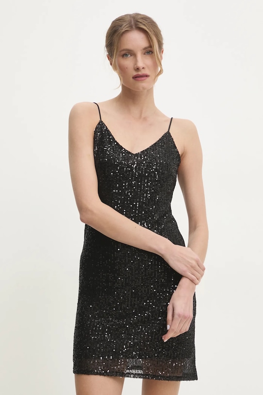 Answear Lab rochie mini negru A24.16.FLK