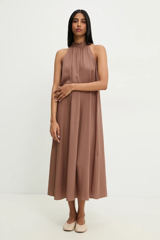 Answear Lab sukienka casual brązowy sng.115.tos