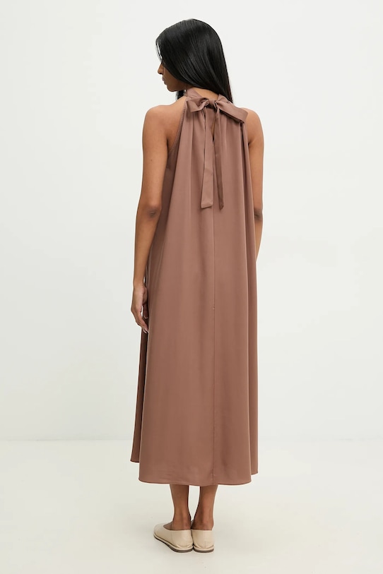Odzież Answear.LAB sukienka sng.115.tos brązowy