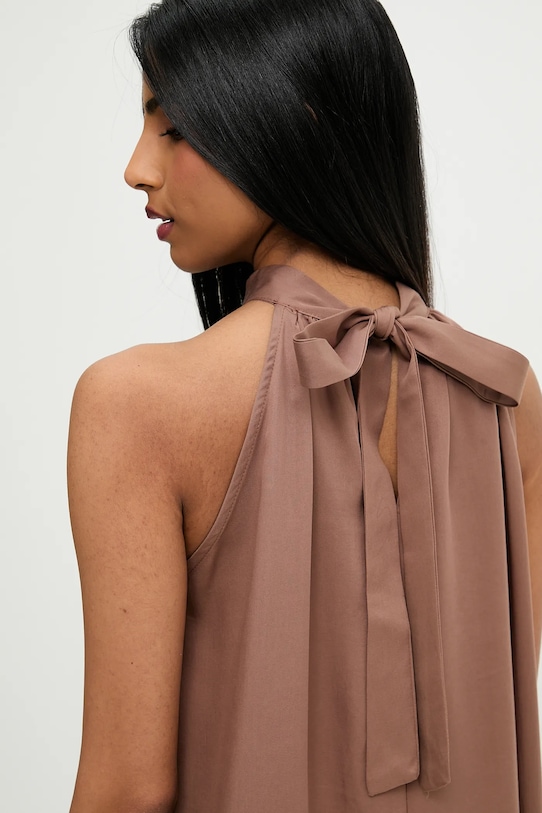 Answear.LAB sukienka brązowy sng.115.tos