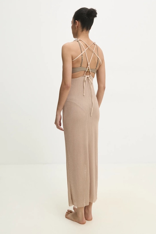 Îmbrăcăminte Answear Lab rochie de plaja hld.618.p.24.flk bej