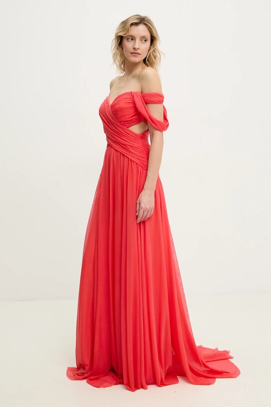 Answear Lab rochie forma V rosu 2947.tos