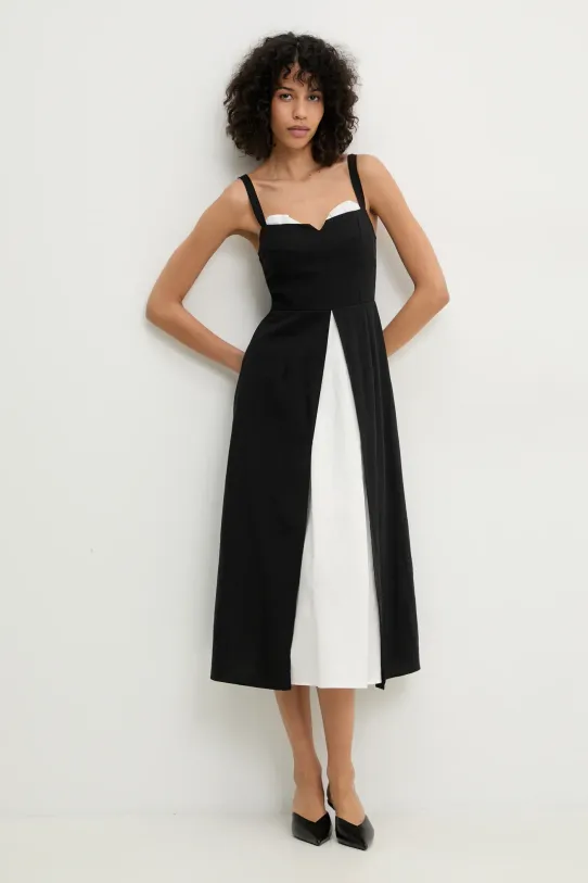 Answear.LAB vestito midi nero MA1179.hms