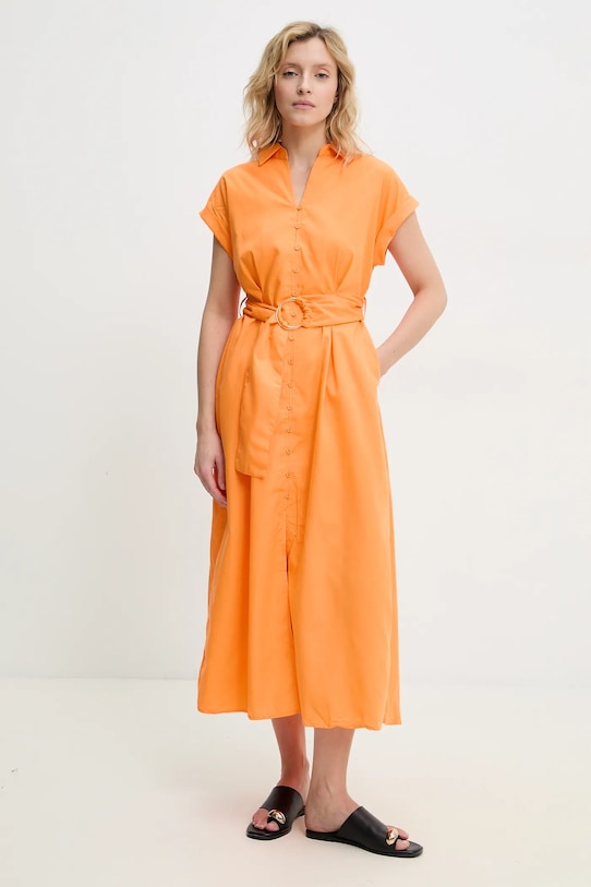 Answear.LAB sukienka MR20872.hms pomarańczowy WW25