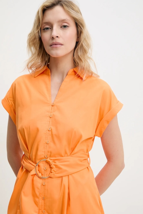 Answear.LAB sukienka pomarańczowy MR20872.hms