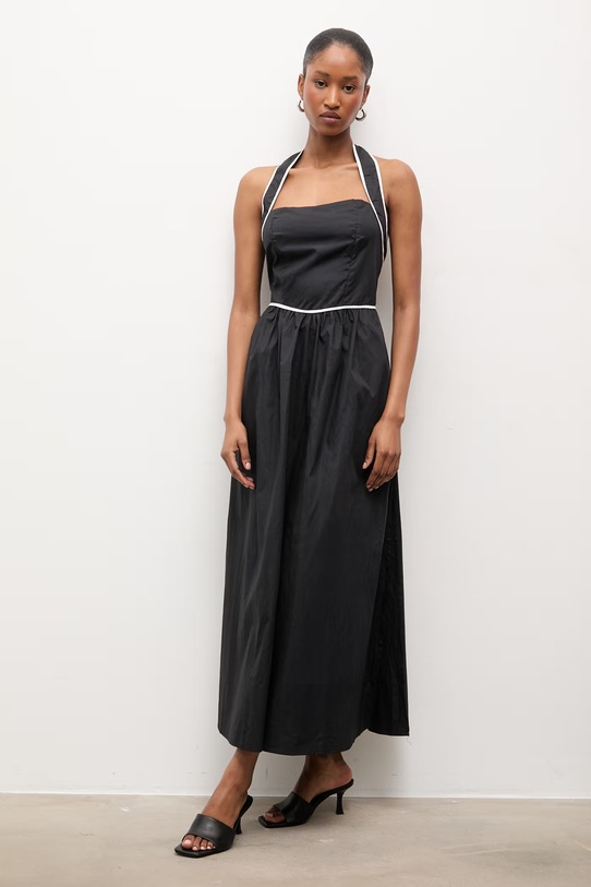 Бавовняна сукня Answear.LAB MA1177.hms чорний WW25