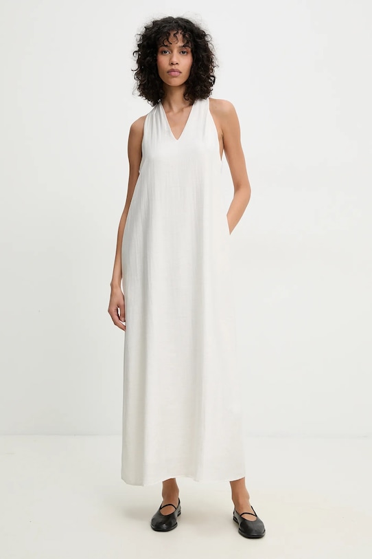 Answear Lab rochie maxi alb MR21774.hms