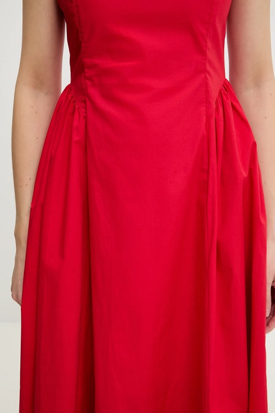 Bavlněné šaty Answear.LAB červená MA1238.hms