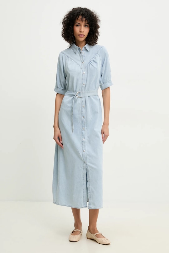 Answear.LAB sukienka jeansowa CMY.10438.HWK niebieski WW25