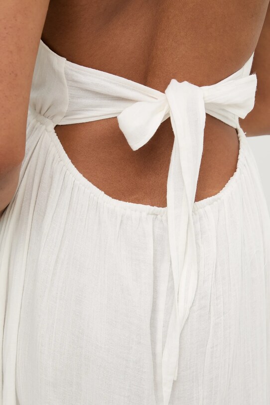 Answear.LAB rochie din bumbac Nerea.hos alb