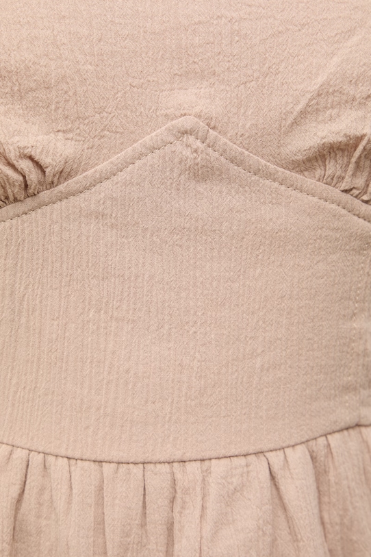 Answear.LAB sukienka bawełniana ps9169s.fos beżowy