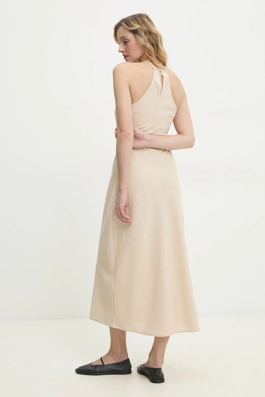 Îmbrăcăminte Answear Lab rochie din in ps9127.fos bej