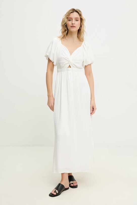 Answear Lab rochie maxi alb ps9187s.fos