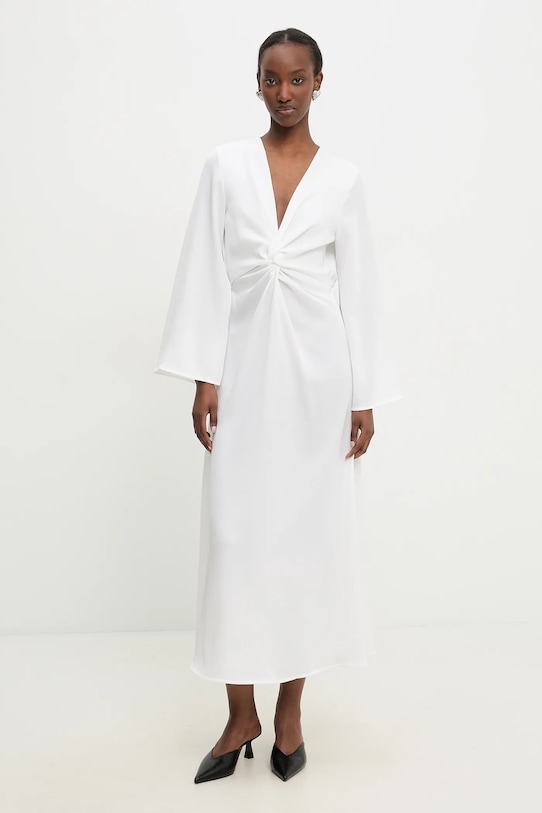 Answear Lab rochie maxi alb L9029.hos