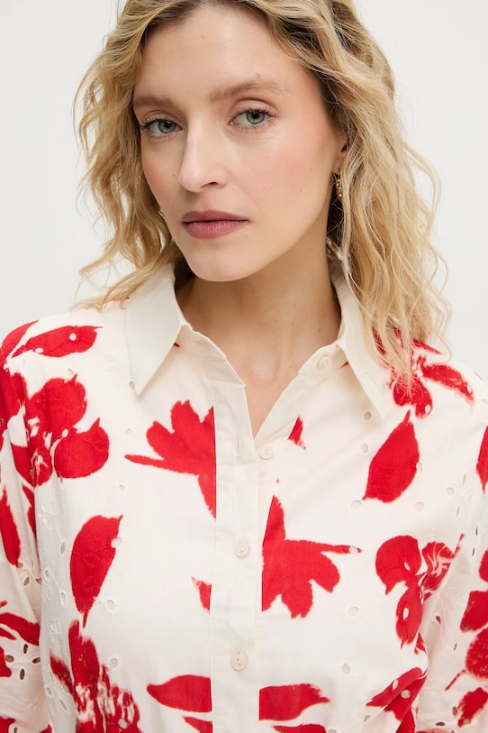 Бавовняна сукня Answear.LAB 4665.fos червоний