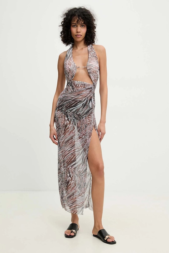 Answear Lab rochie de plaja hl4fw09.flk maro WW25