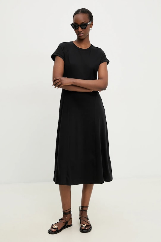 Бавовняна сукня Answear.LAB casual чорний 5218.IKK