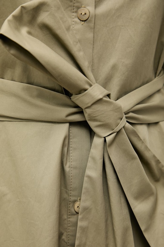 Answear.LAB sukienka bawełniana PK2716.ios zielony