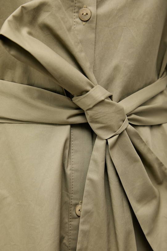 Answear.LAB sukienka bawełniana PK2716.ios zielony