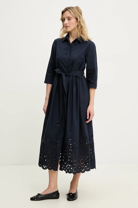 Answear Lab rochie din bumbac M115759.ios bleumarin WW25
