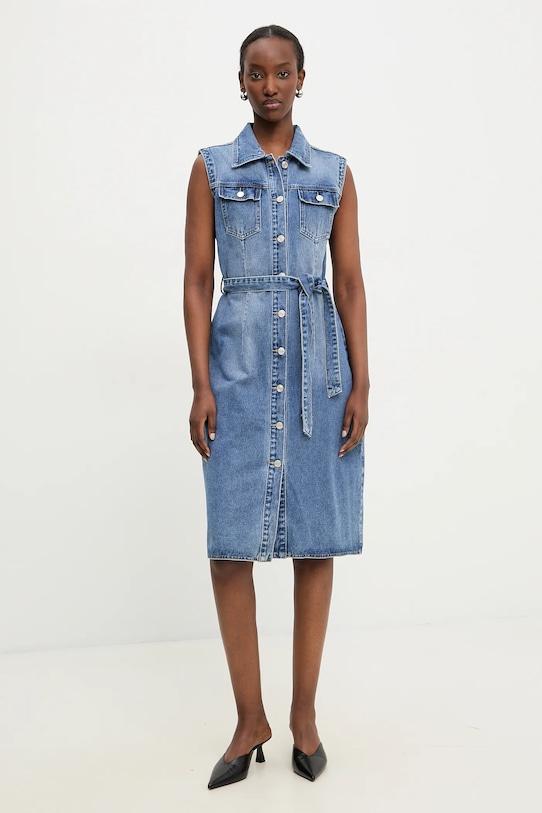Answear Lab rochie din denim 2445.IWK bleumarin WW25