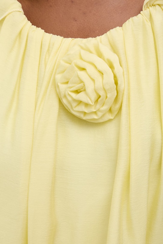 Answear.LAB sukienka letnia z lyocellem pr26602.fLK żółty