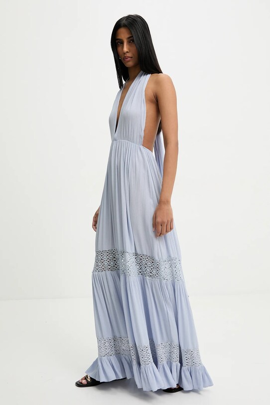 Answear Lab rochie maxi albastru chira.fjk