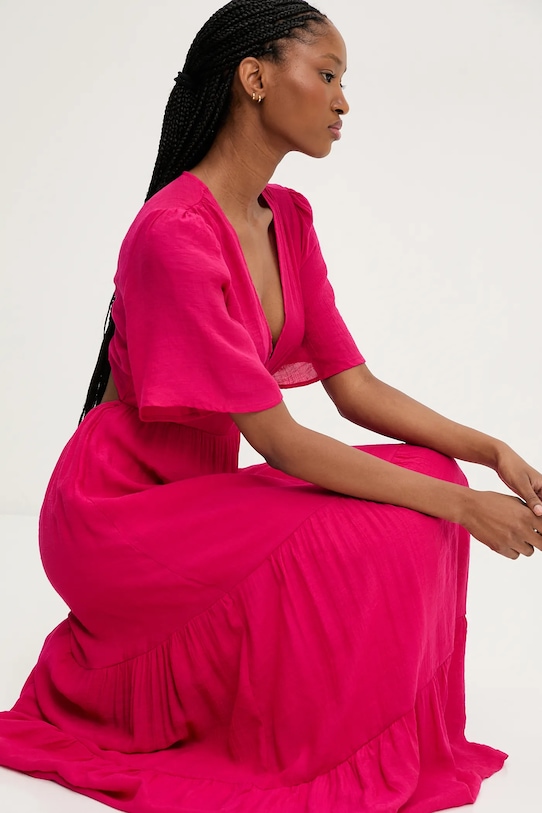 Answear Lab rochie 62635.fjk roz