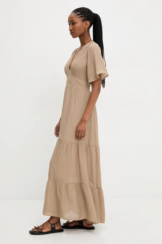 Answear Lab rochie 62635.fjk bej WW25